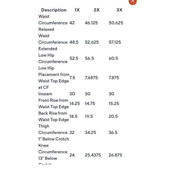 Denim & Co Womens 3X Regular Linen Blend Pants Coral Stripe Pull on Pockets NWT - Picture 4 of 4